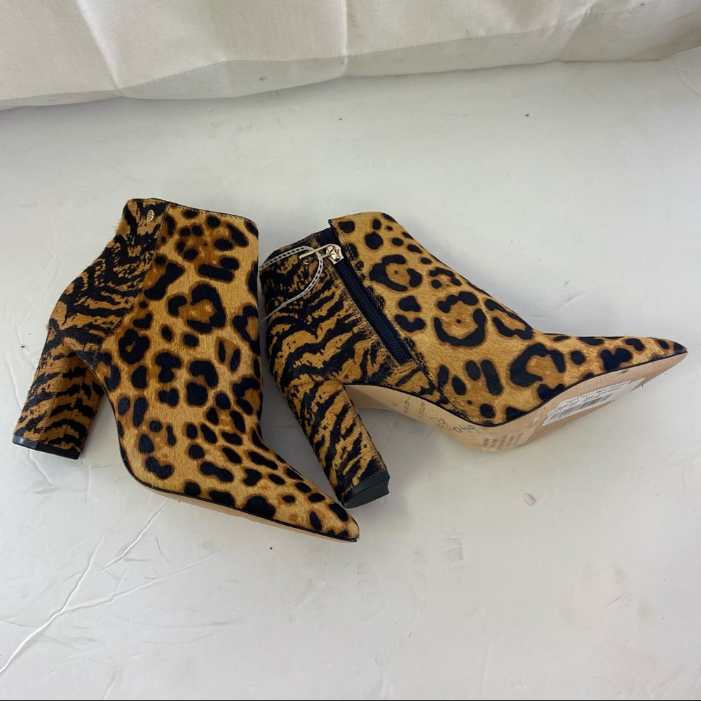 NEW Antonio Melani Shahn Calf Hair Heel Booties - Picture 8 of 10